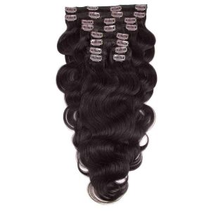 maady hair luxury asian raw hair straight clip in hair extensions