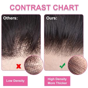 maady hair luxury 13x4 straight lace front wig natural black remy hair bob