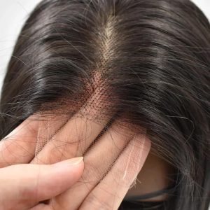 maady hair luxury natural black remy hair 2x6 lace closure straight bob human hair wig