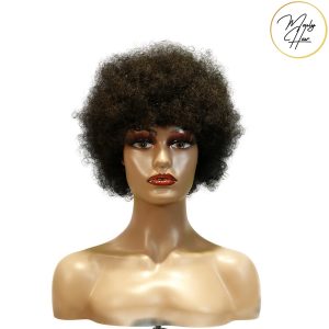 maady hair luxury machine made black wig remy hair 2301