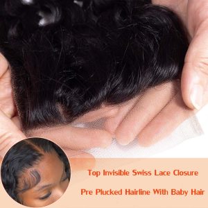 maady hair luxury remy hair 4x4 jerry curly closure