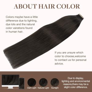 maady hair luxury asian raw hair #1c straight tape in hair extensions