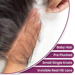 maady hair luxury remy hair 5x5 straight hd closure