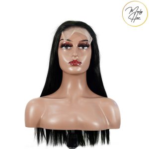 maady hair luxury natural black remy hair 5x5 lace closure straight human hair wig