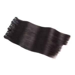 maady hair luxury natural black asian double drawn straight hair bundles