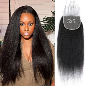 maady hair luxury remy hair 5x5 closure