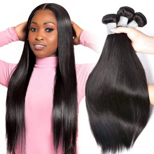 maady hair luxury remy hair black straight bundles brazilian weaving